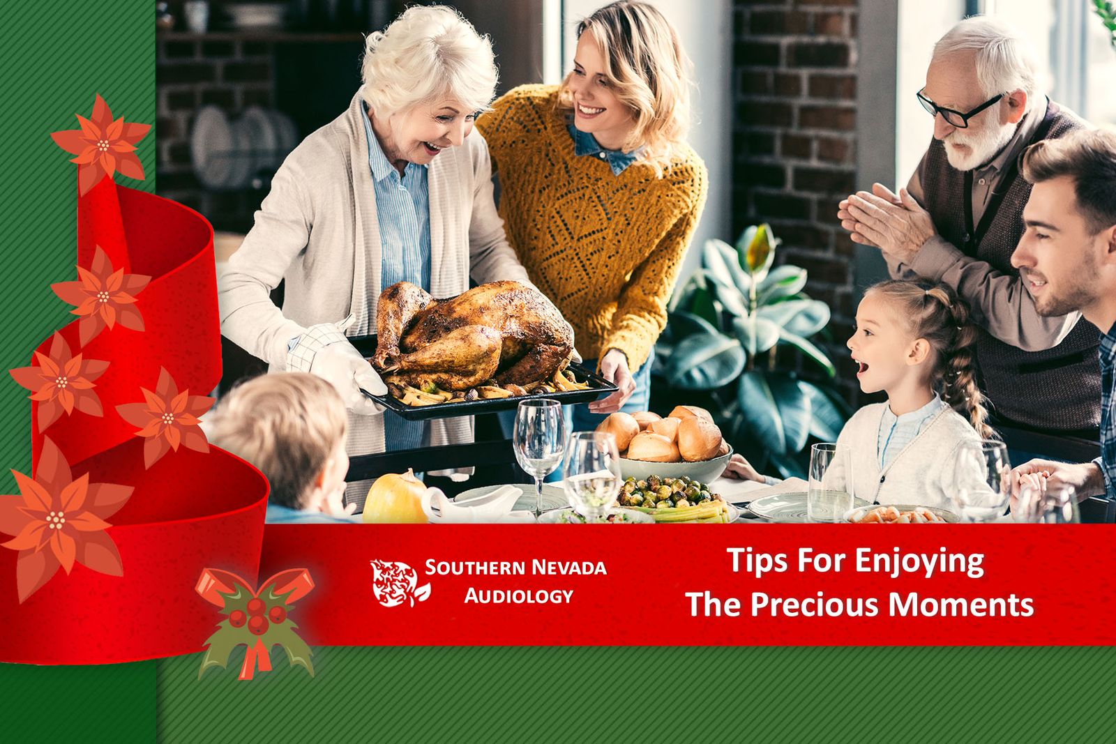 Family enjoying the holidays.