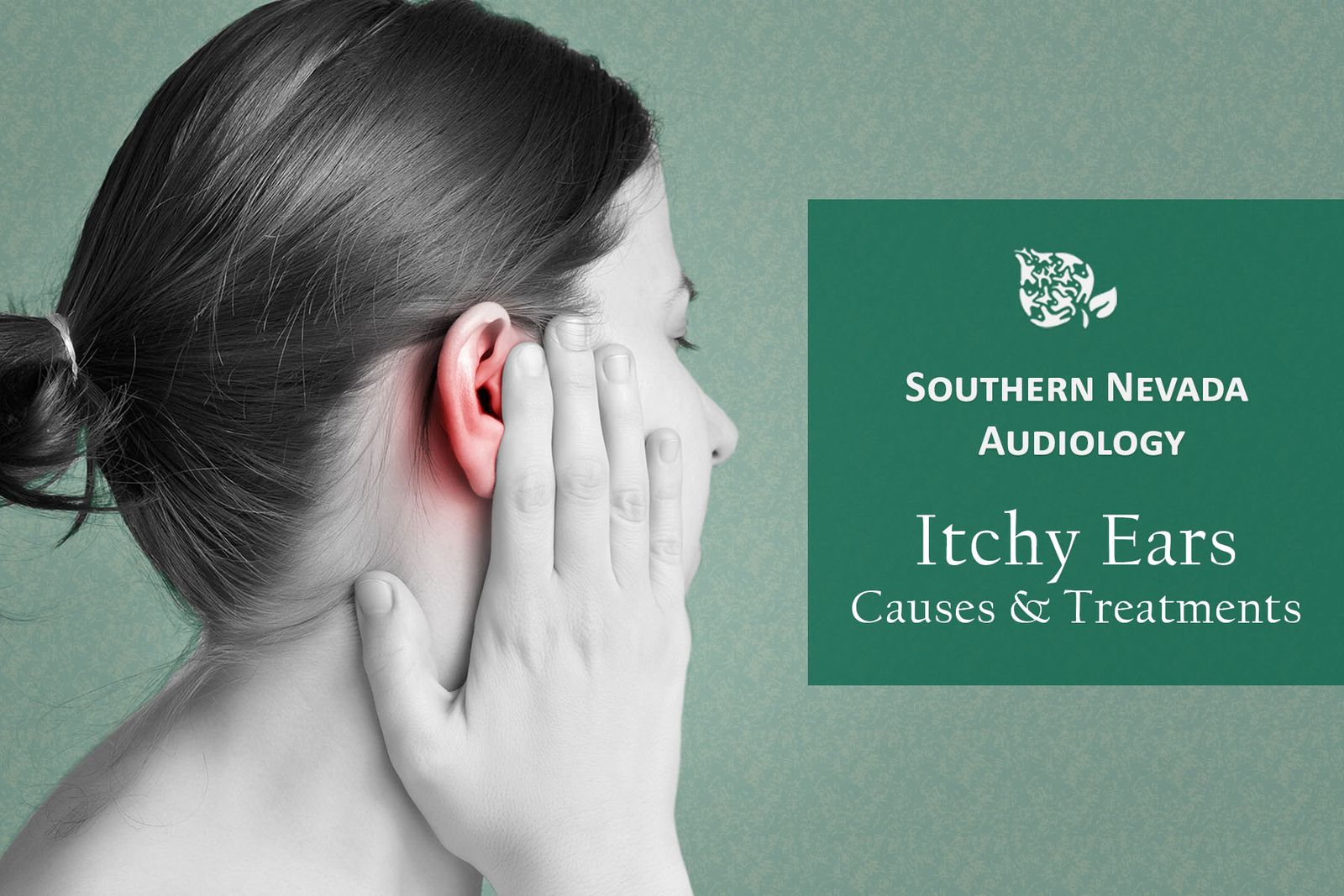 woman with itchy ears